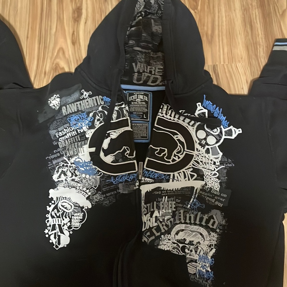 Ecko Oversized Zip Up hoodie